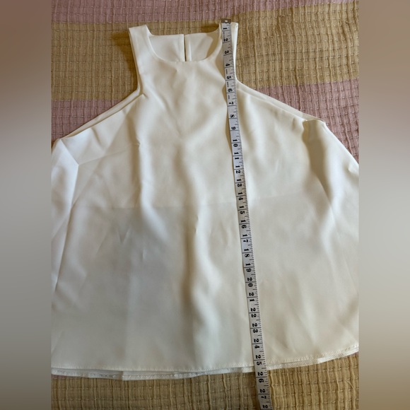 NWOT Locker Room stylish white flowy, tank top. M. - Picture 10 of 10